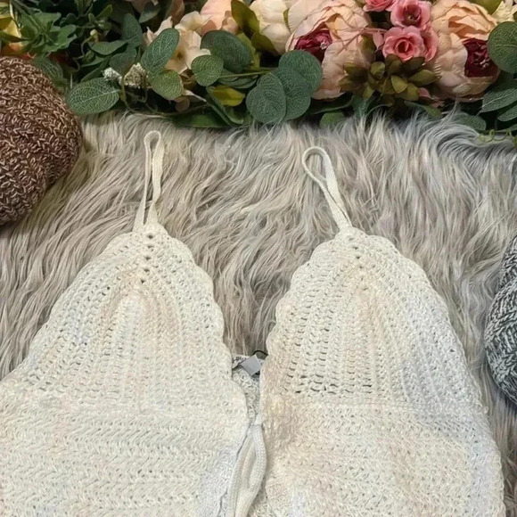 Fashion Nova Turks And Caicos Crochet Top - Ivory - Picture 5 of 7